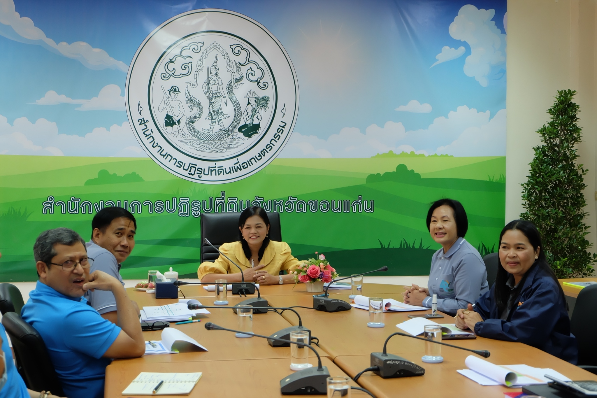 title - ผู้ตรวจราชการกรม ประชุมติดตามผลการดำเนินงานตามแผนการตรวจราชการส.ป.ก. ประจำปีงบประมาณ พ.ศ. 2566 รอบที่ 1 เขตตรวจราชการที่ 12 จังหวัดขอนแก่น